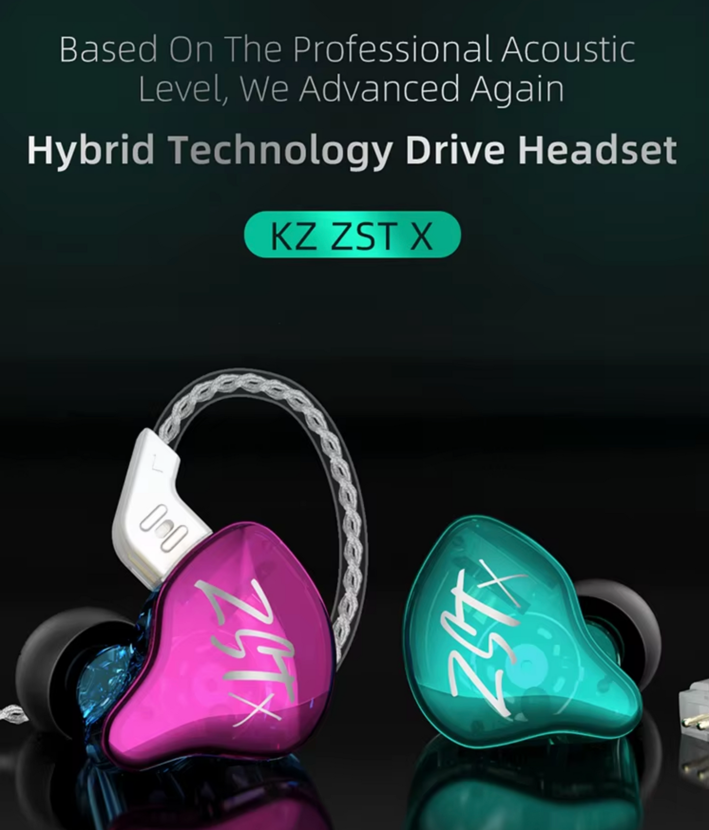 š§ KZ ZSTX 1BA+1DD Hybrid HiFi Earphones