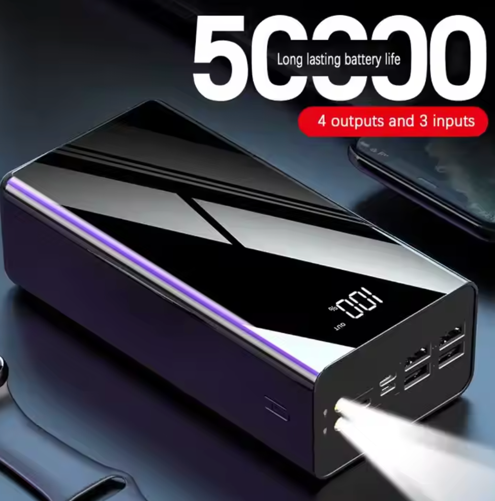 High Capacity Portable Power Bank - 50,000mAh