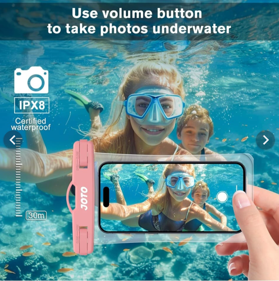 Universal Mobile Waterproof Pouch with Clip