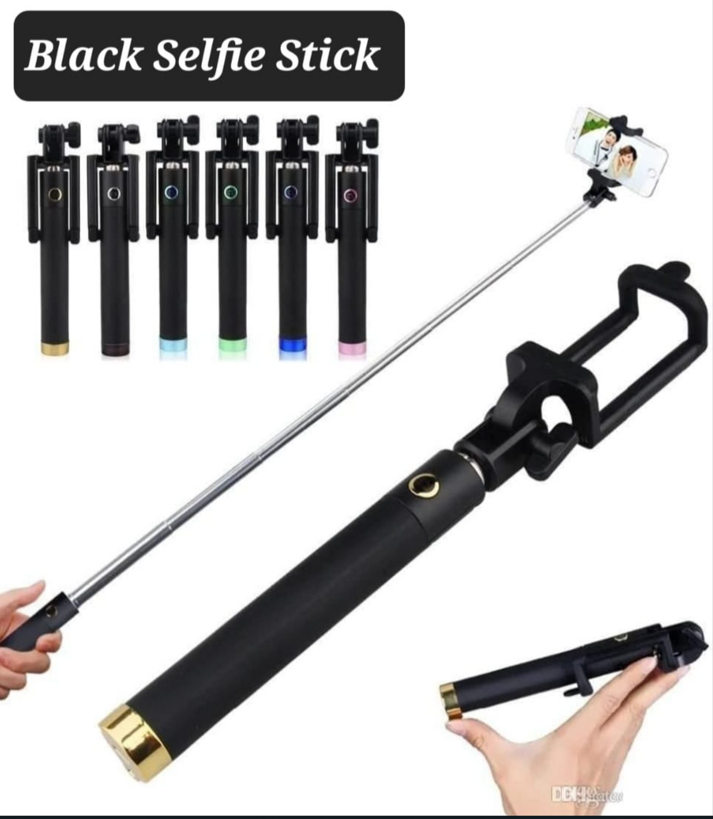 Black Selfie Stick