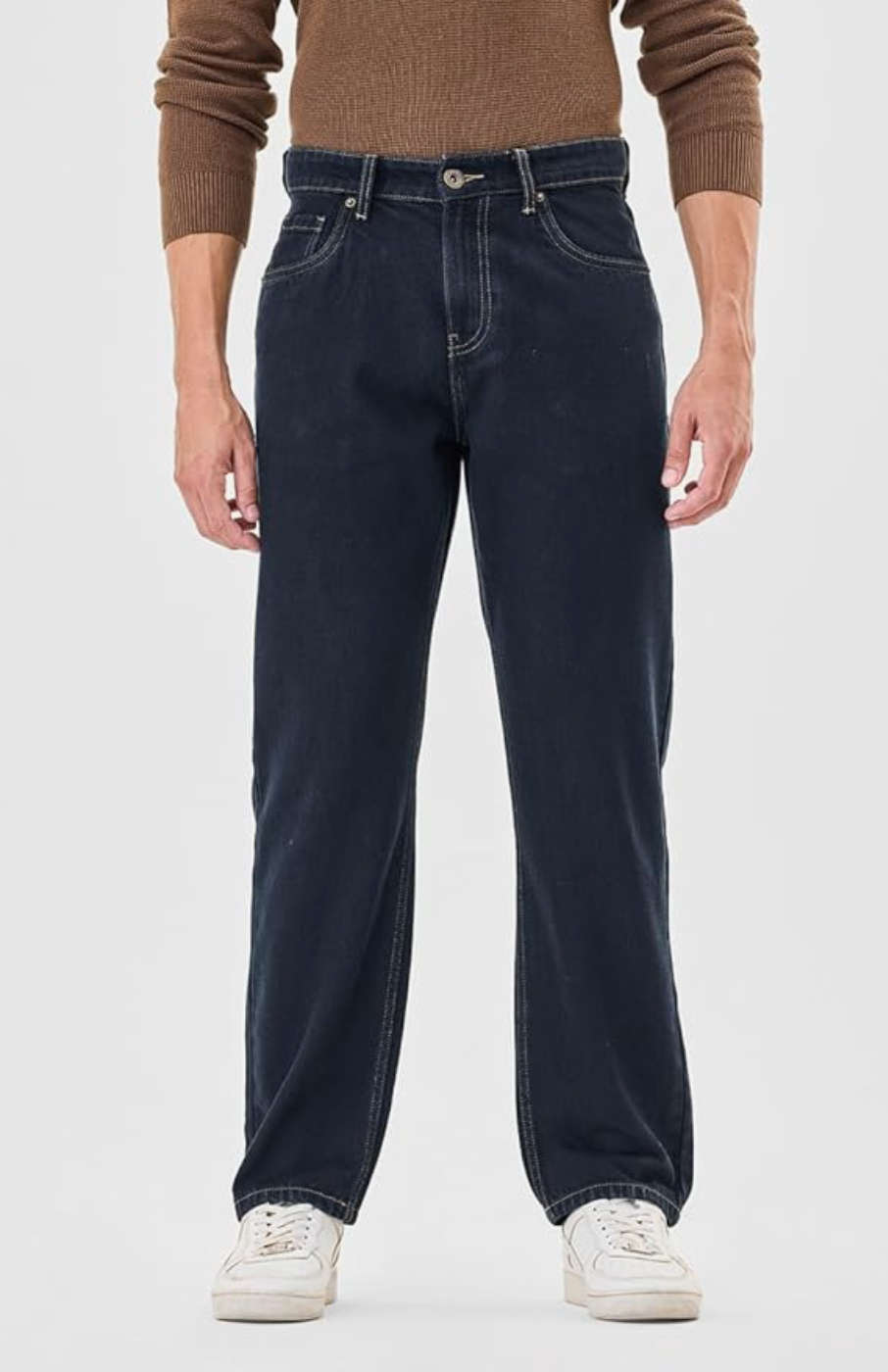 SNITCH Men’s Baggy Fit Casual Jeans