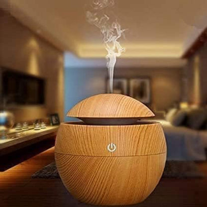 Aroma Air Humidifier Wooden Cool Mist