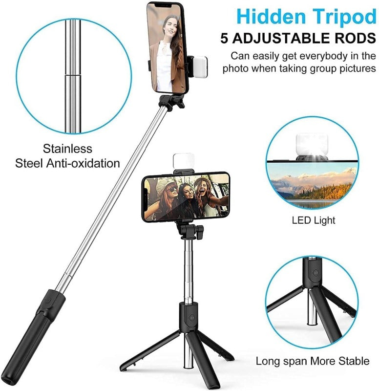 R1s Bluetooth Selfie Sticks