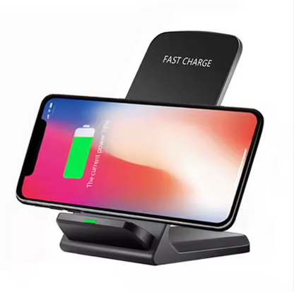 Toptai Fast Wireless Charging Stand Holder – 15W Smart Charger