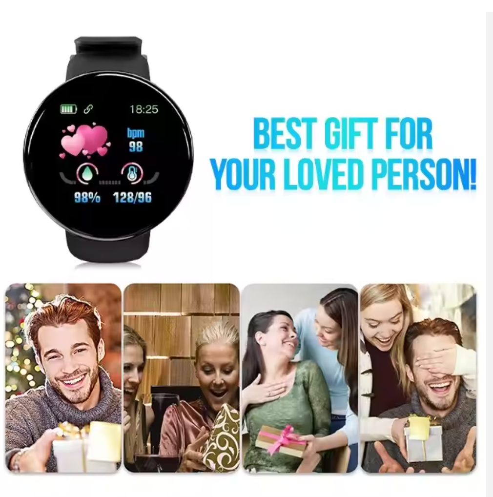 D18 Digital Sport Waterproof Smartwatch