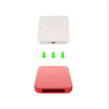 MagSafe Battery Pack Silicone Protective Case with Mountaineering Hook