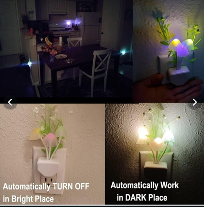 Mushroom  🍄 LED Night Lamp Auto Lamp