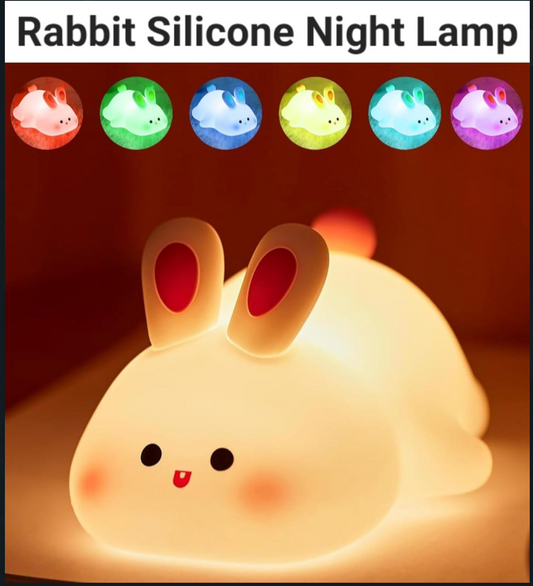 Rabbit Silicone Night Lamp