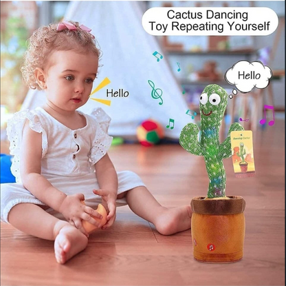 Cactus Dancing Talking Baby Toys for Kids Speaking Singing