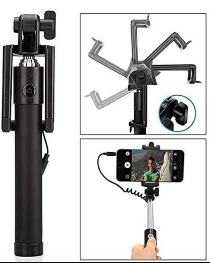 Black Selfie Stick