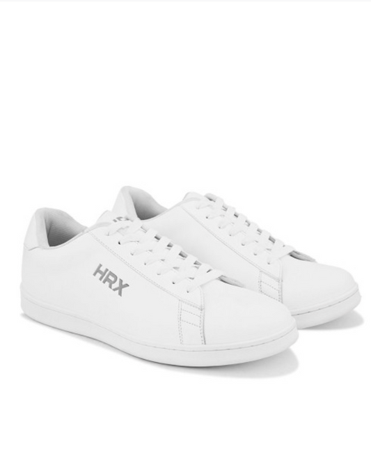 HRX by Hrithik Roshan Unisex White Lace-Up Sneakers