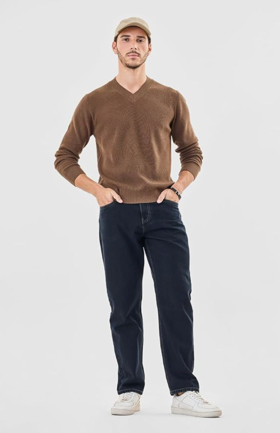 SNITCH Men’s Baggy Fit Casual Jeans