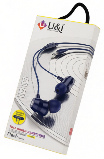 U&i Flash Series TPU Wired Earphones
