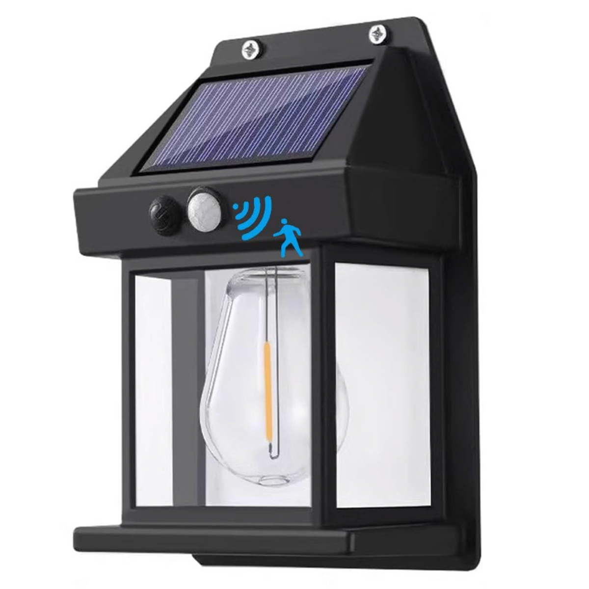 Solar Wall Lights Single Bulb Outdoor