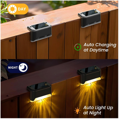 Solar Step Lights (4 Pc In A Box)