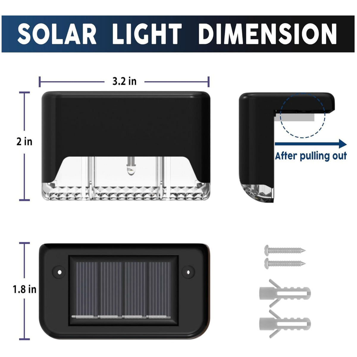 Solar Step Lights (4 Pc In A Box)