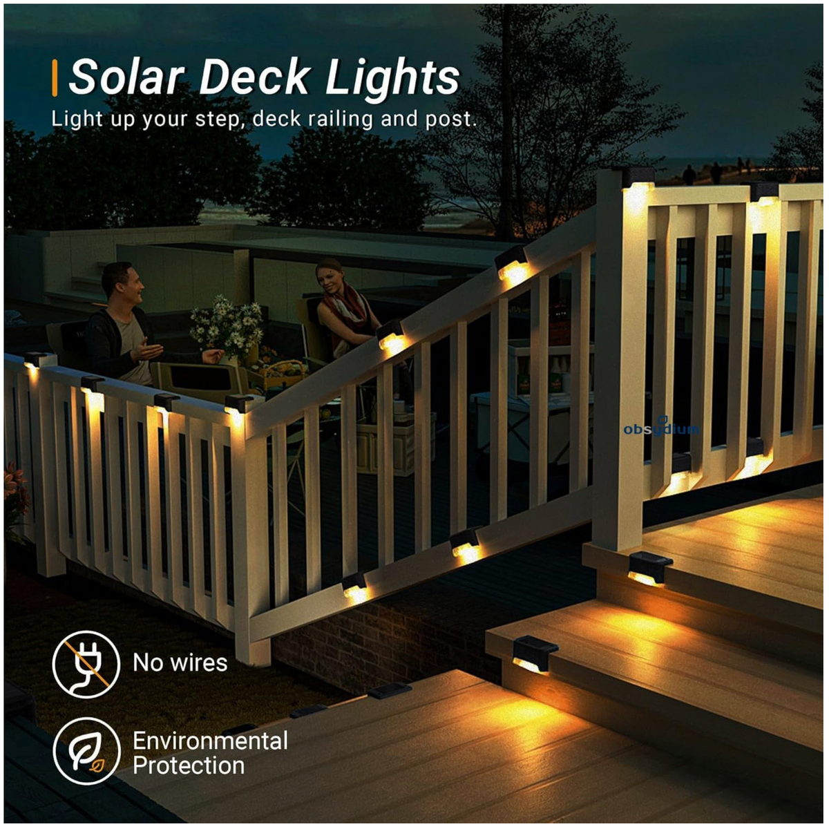 Solar Step Lights (4 Pc In A Box)