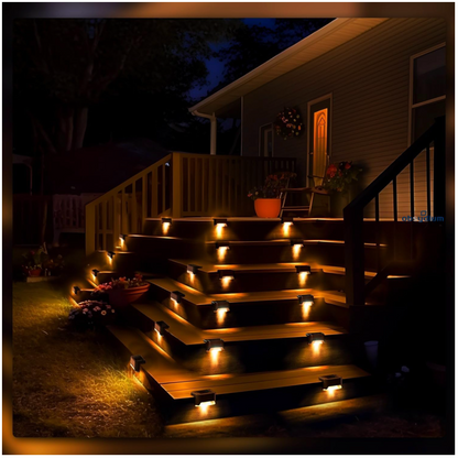 Solar Step Lights (4 Pc In A Box)