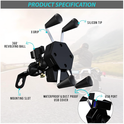 Universal Mobile Holder With Charging