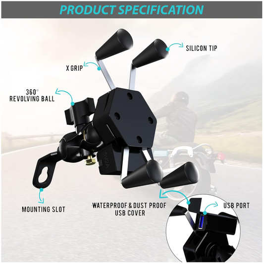 Universal Mobile Holder With Charging