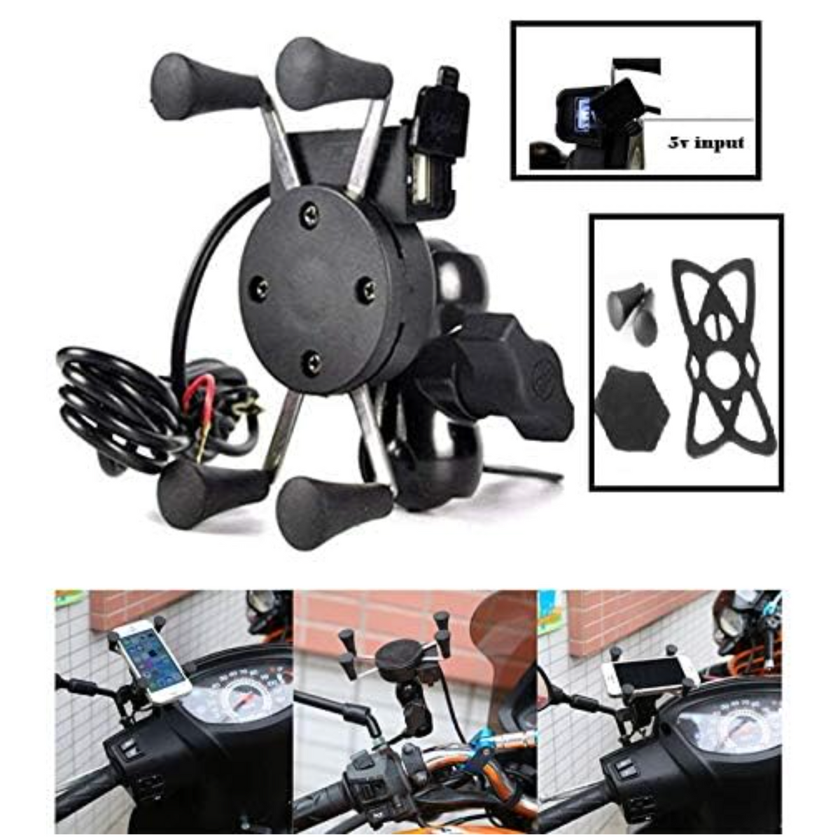 Universal Mobile Holder With Charging
