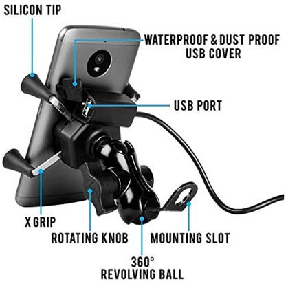 Universal Mobile Holder With Charging