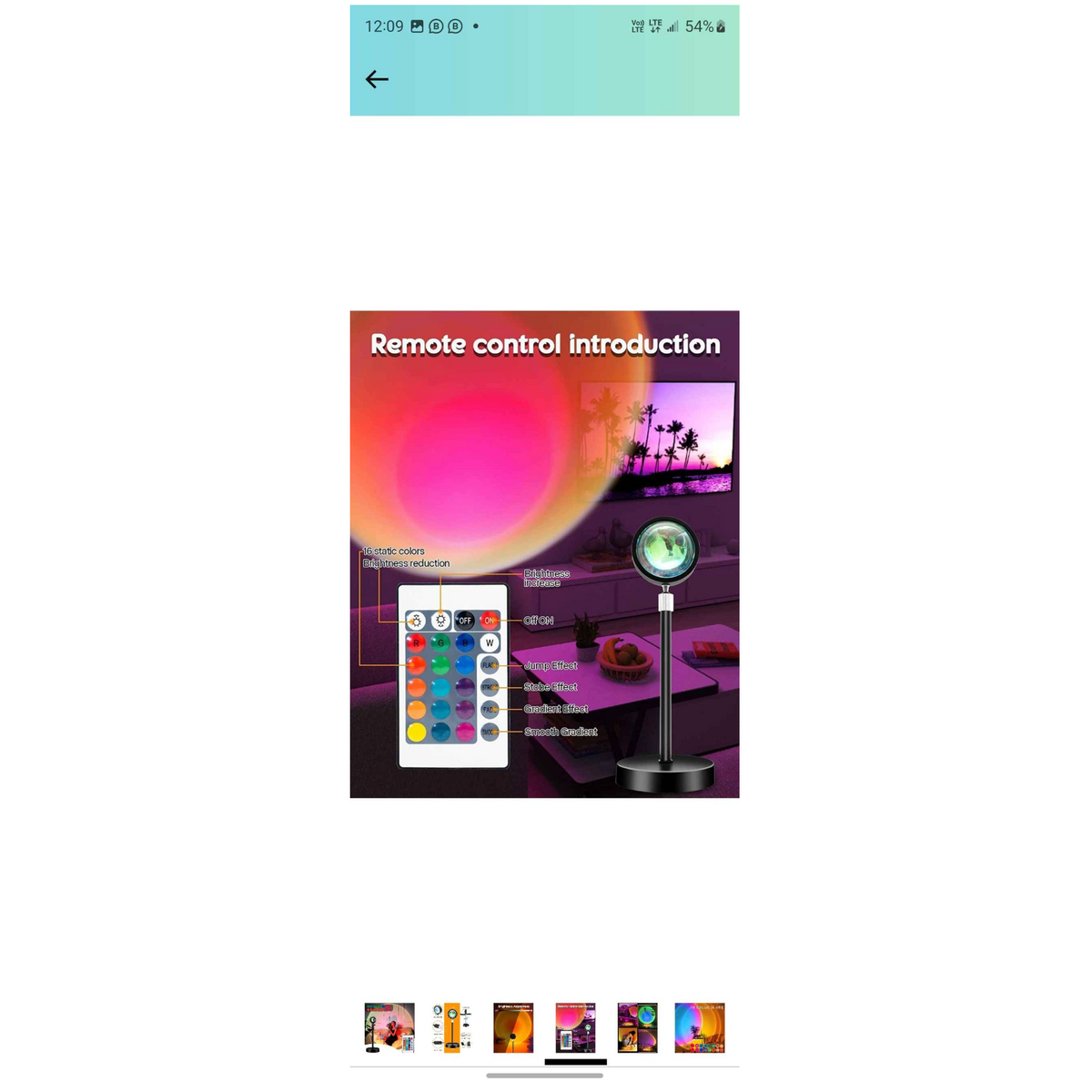 Sunset Lamp Projector