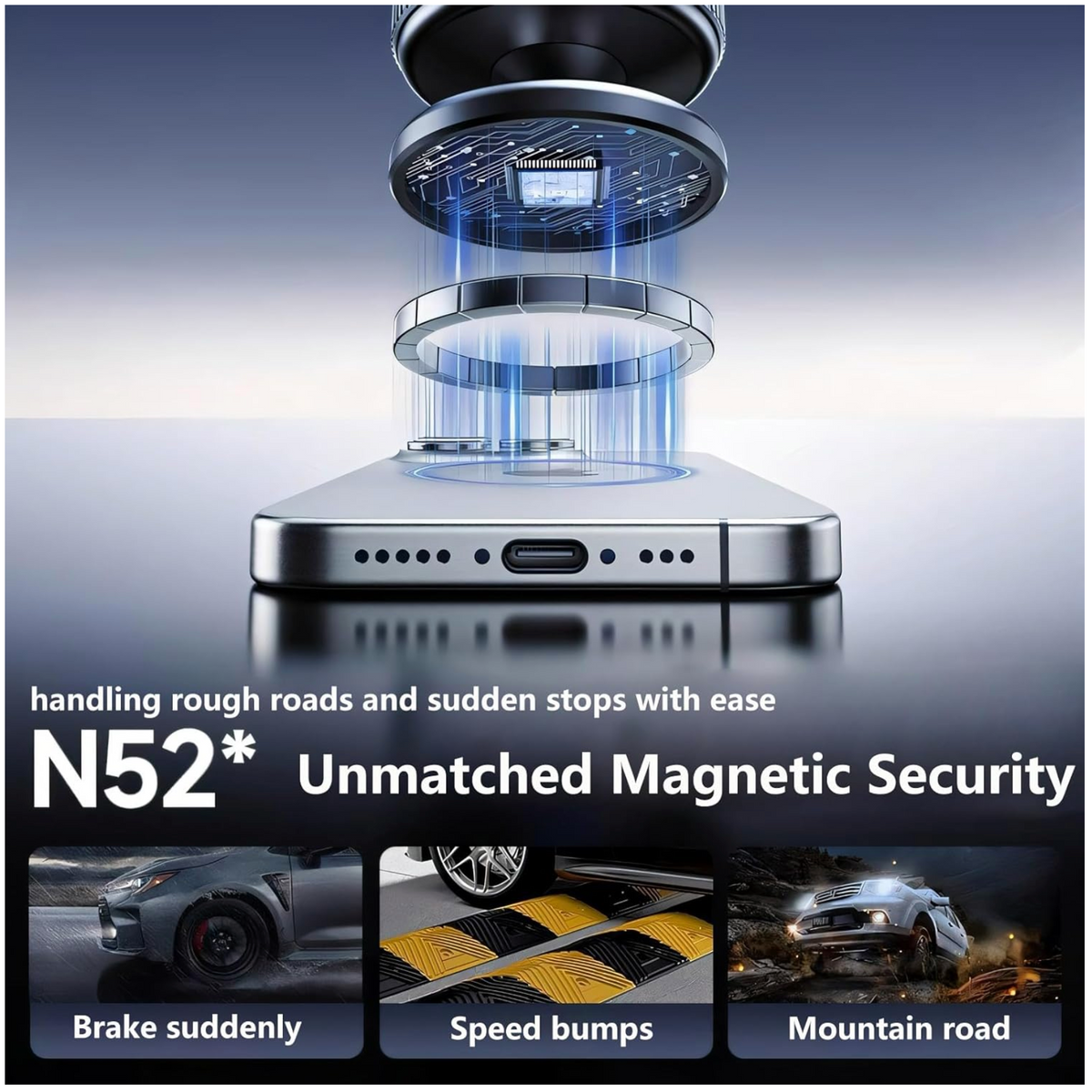 Vacuum Magnetic Phones Holder