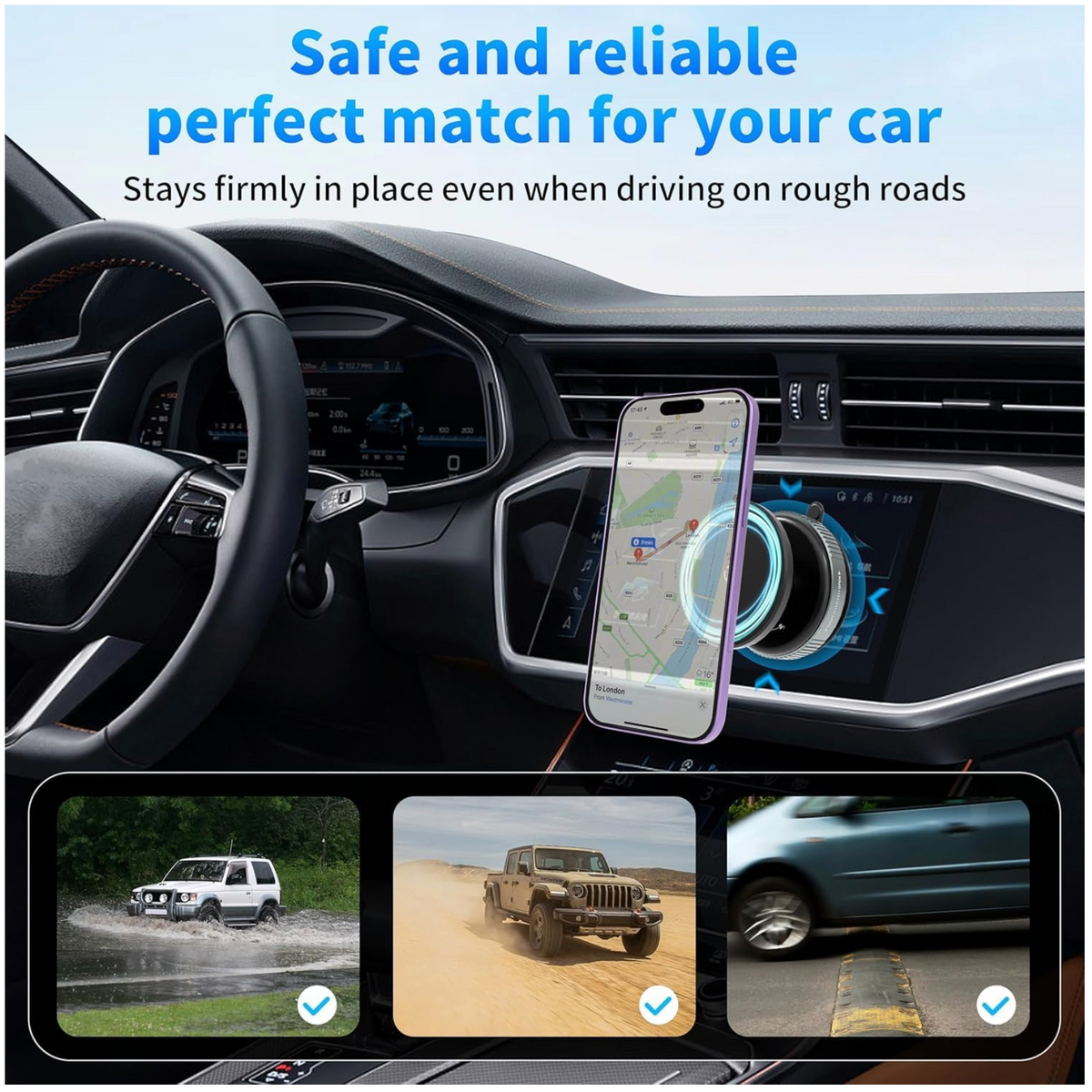 Vacuum Magnetic Phones Holder