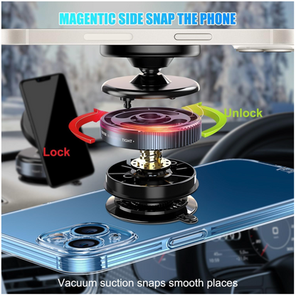 Vacuum Magnetic Phones Holder