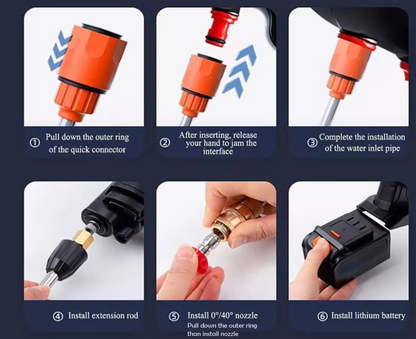 Car Washing Pump High Pressure Single Battery