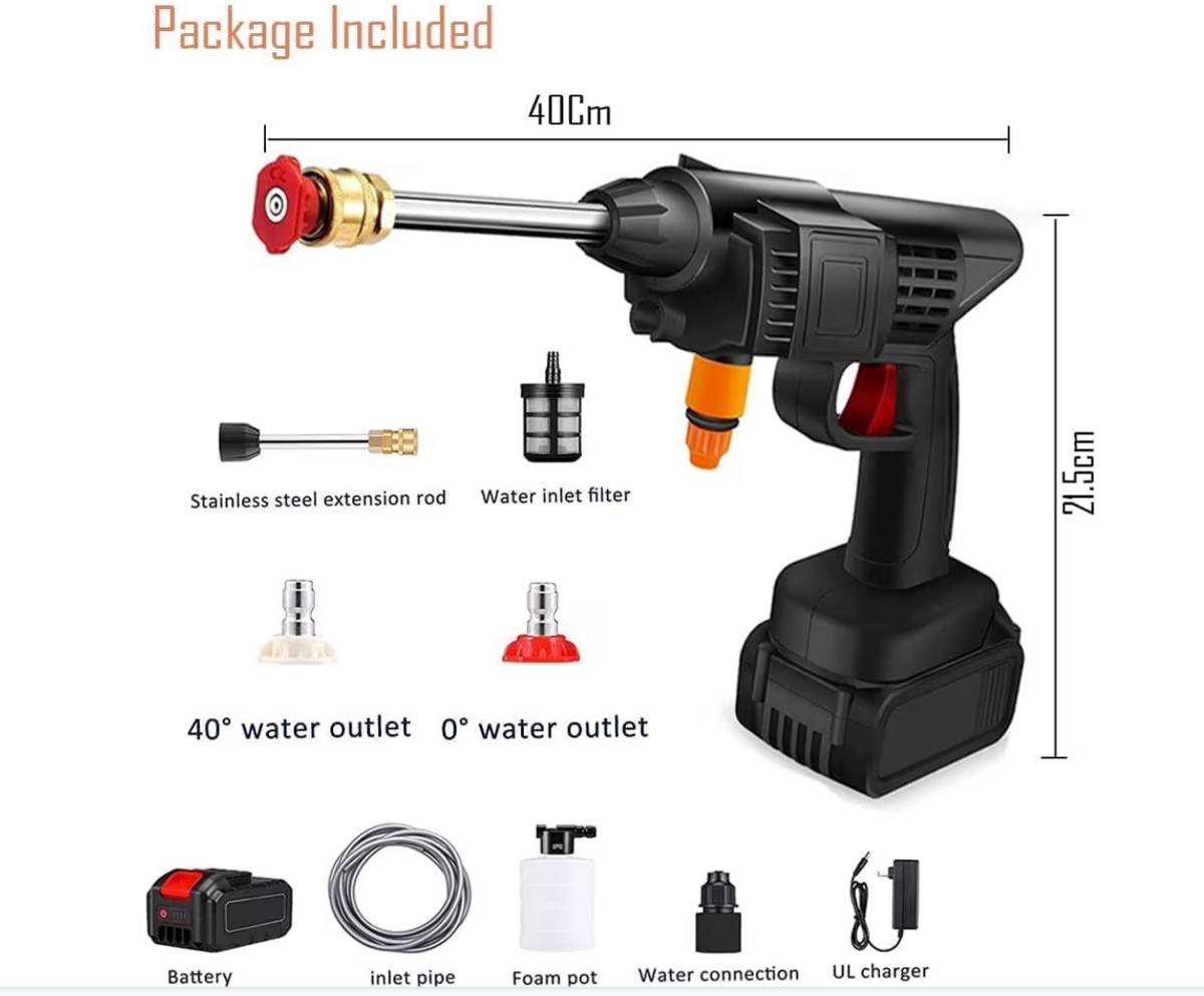 Car Washing Pump High Pressure Single Battery
