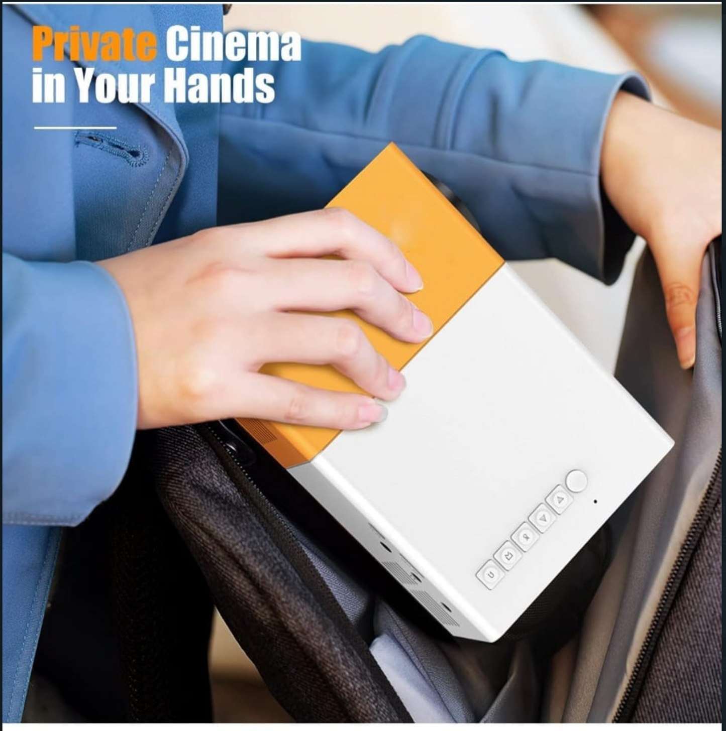 Mini Projector with HDMI Cable