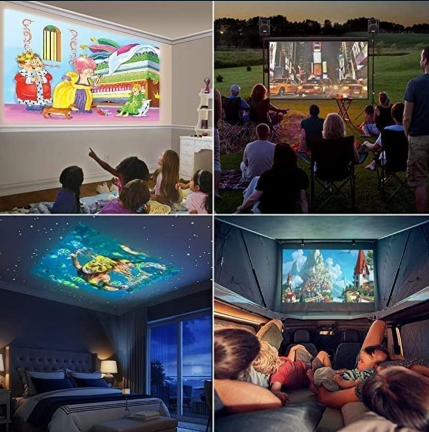 Mini Projector with HDMI Cable