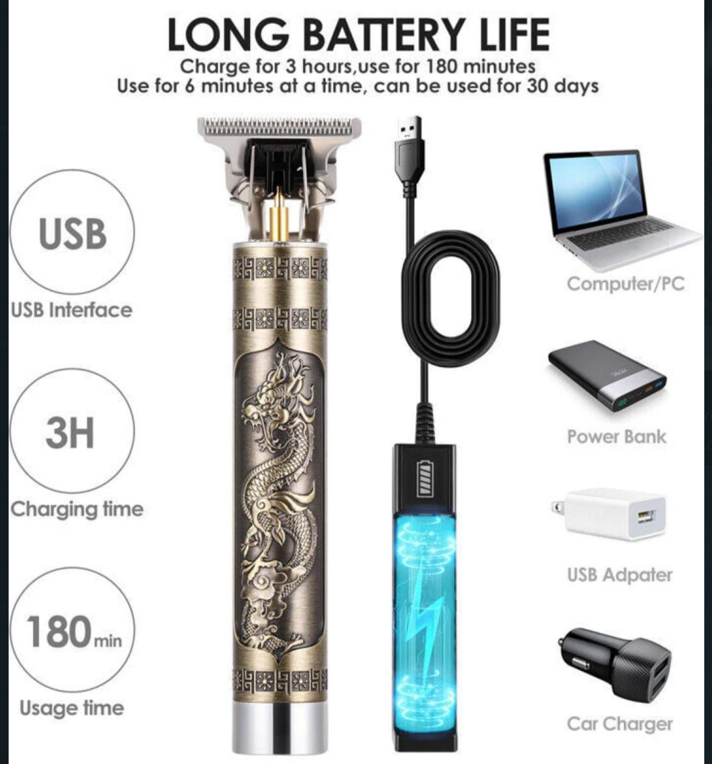 T9 Trimmer Head Shaver Hair Trimmer