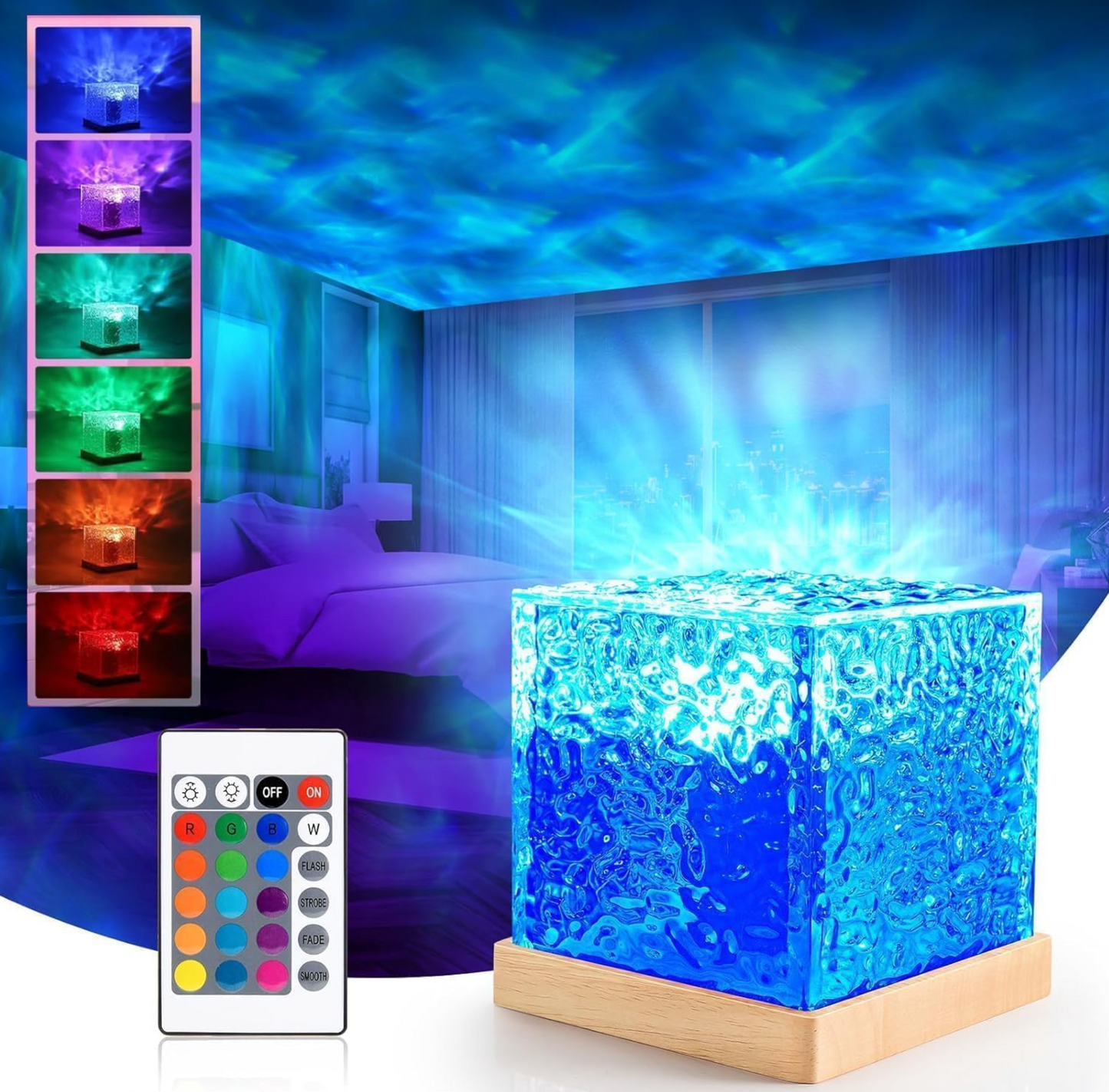 USB Dynamic Water Pattern Light