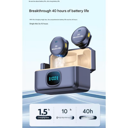 Q8 Wireless Microphone Caller Mic For Youtube