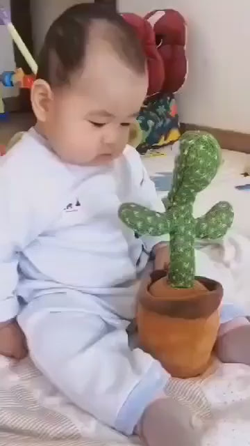 Cactus Dancing Talking Baby Toys for Kids Speaking Singing